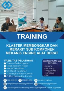 Training Klaster Membongkar dan Merakit Sub Komponen Mekanis Engine Alat Berat