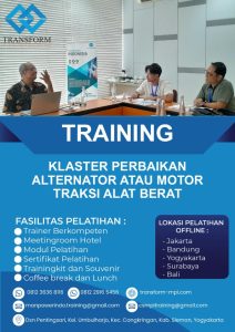 Training Klaster Perbaikan Alternator Atau Motor Traksi Alat Berat