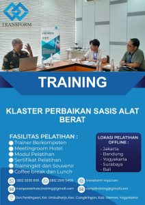 Training Klaster Perbaikan Sasis Alat Berat