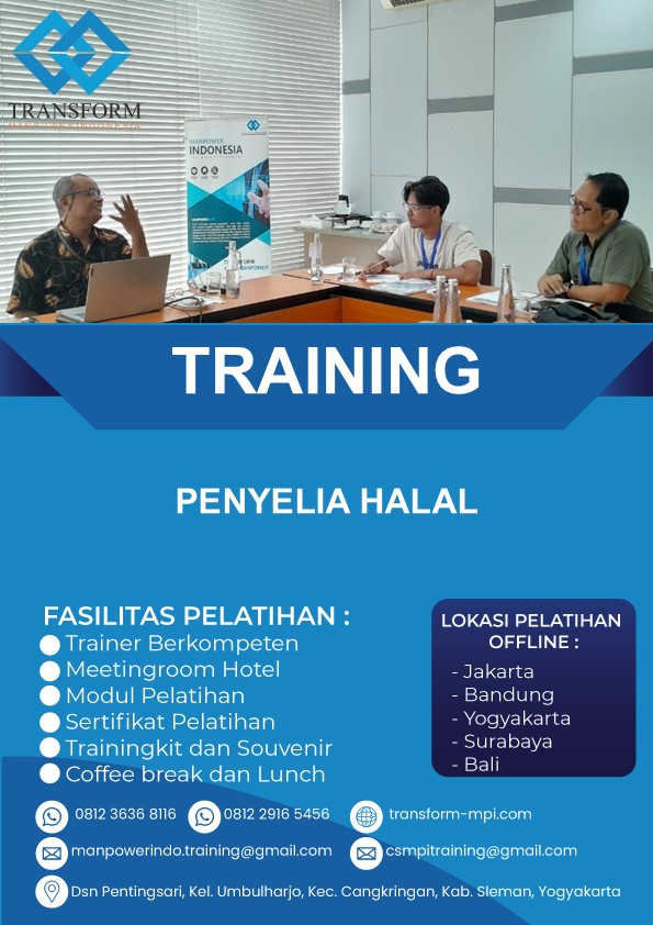 Training Penyelia Halal
