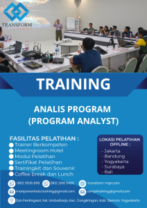 TRAINING ANALIS PROGRAM (PROGRAM ANALYST)