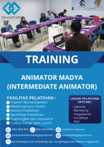 TRAINING ANIMATOR MADYA (INTERMEDIATE ANIMATOR)