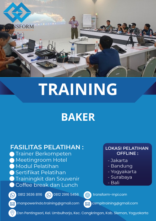 TRAINING BAKER