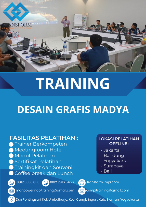 TRAINING DESAIN GRAFIS MADYA