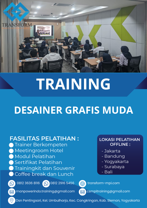 TRAINING DESAINER GRAFIS MUDA