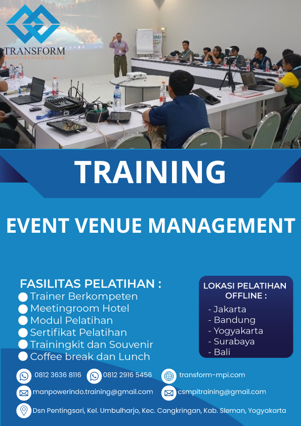 TRAINING EVENT VENUE MANAGEMENT