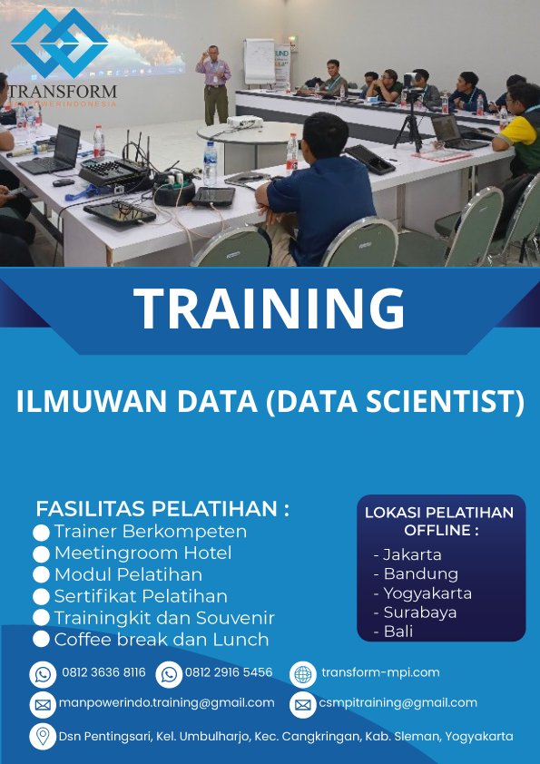 TRAINING ILMUWAN DATA (DATA SCIENTIST)