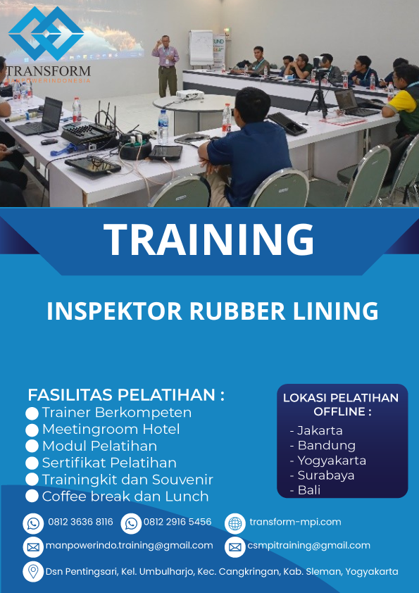 TRAINING INSPEKTOR RUBBER LINING