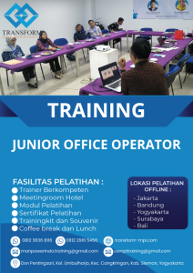 TRAINING JUNIOR OFFICE OPERATOR