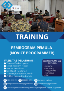 TRAINING PEMROGRAM PEMULA (NOVICE PROGRAMMER)