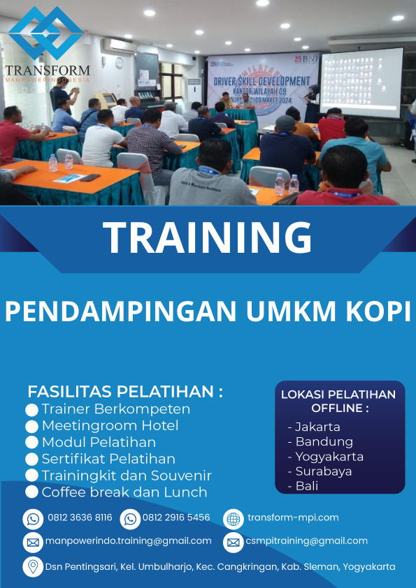 TRAINING PENDAMPINGAN UMKM KOPI