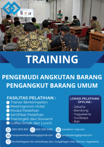 TRAINING PENGEMUDI ANGKUTAN BARANG PENGANGKUT BARANG UMUM