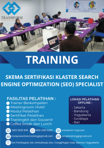 TRAINING SKEMA SERTIFIKASI KLASTER SEARCH ENGINE OPTIMIZATION (SEO) SPECIALIST