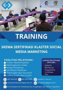 TRAINING SKEMA SERTIFIKASI KLASTER SOCIAL MEDIA MARKETING
