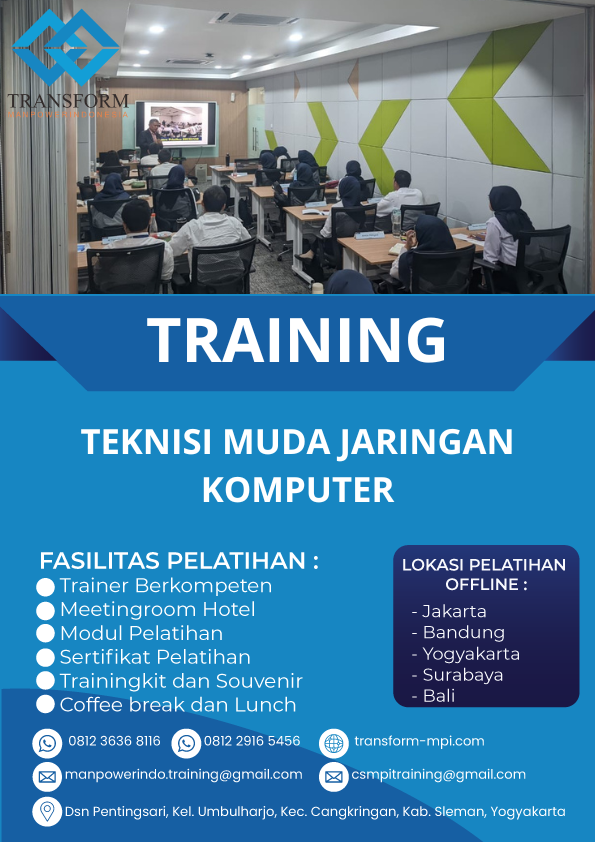 TRAINING TEKNISI MUDA JARINGAN KOMPUTER