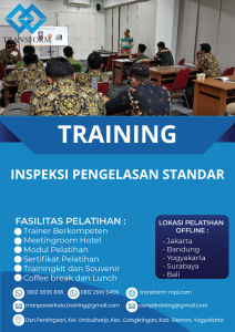 TRAINING INSPEKSI PENGELASAN STANDAR
