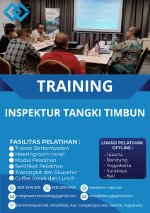 TRAINING INSPEKTUR TANGKI TIMBUN