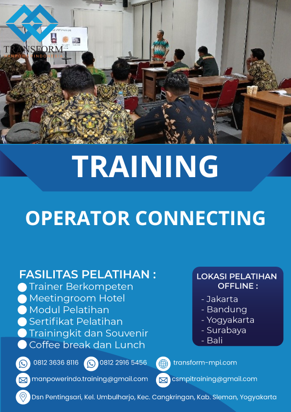 TRAINING OPERATOR CONNECTING