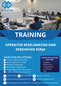 TRAINING OPERATOR KESELAMATAN DAN KESEHATAN KERJA