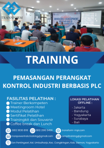 TRAINING PEMASANGAN PERANGKAT KONTROL INDUSTRI BERBASIS PLC