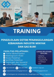 TRAINING PENGELOLAAN SISTEM PENANGGULANGAN KEBAKARAN INDUSTRI MINYAK DAN GAS BUMI