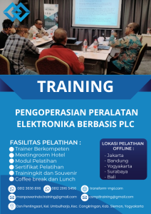 TRAINING PENGOPERASIAN PERALATAN ELEKTRONIKA BERBASIS PLC