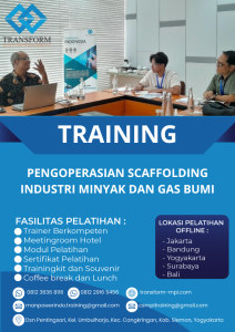 TRAINING PENGOPERASIAN SCAFFOLDING INDUSTRI MINYAK DAN GAS BUMI