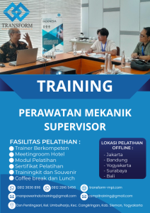 TRAINING PERAWATAN MEKANIK SUPERVISOR