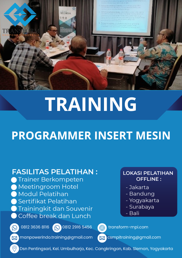 TRAINING PROGRAMMER INSERT MESIN