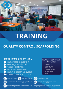 TRAINING QUALITY CONTROL SCAFFOLDING