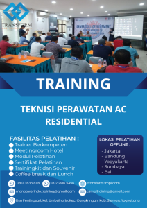 TRAINING TEKNISI PERAWATAN AC RESIDENTIAL