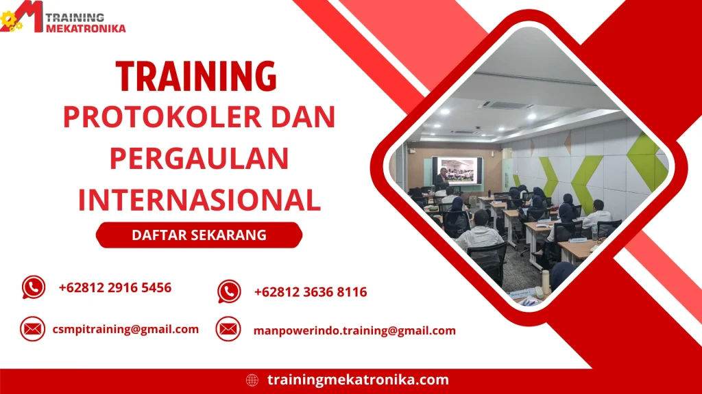 TRAINING PROTOKOLER DAN PERGAULAN INTERNASIONAL