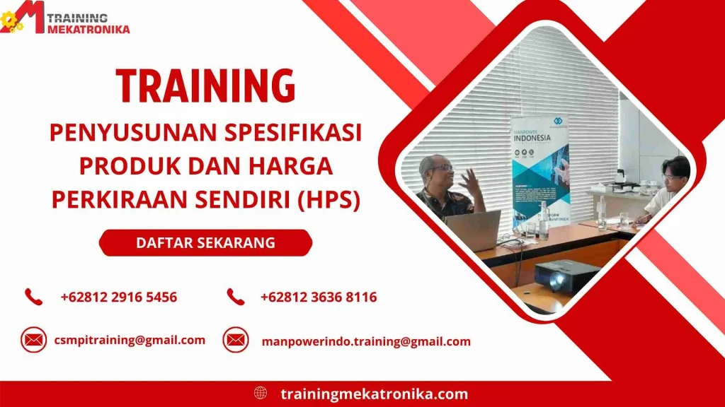 training harga perkiraan sendiri