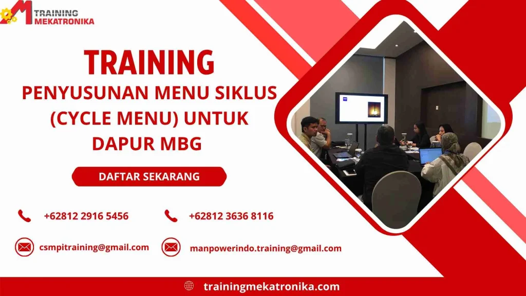 training cycle menu dapur gizi