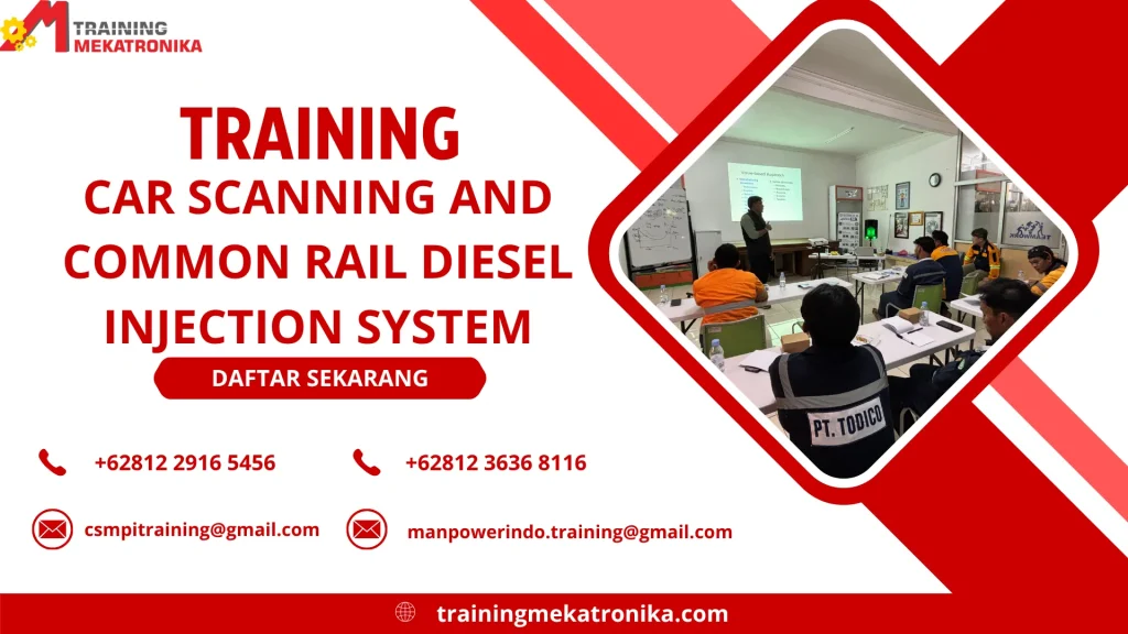 TRAINING CAR SCANNING AND COMMON RAIL DIESEL INJECTION SYSTEM DI JAKARTA