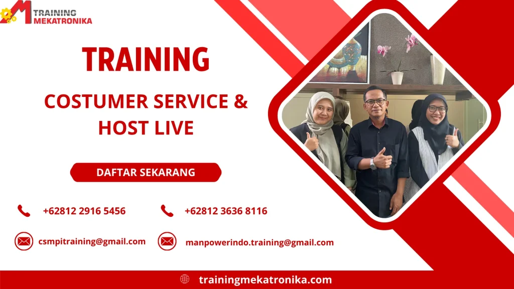 TRAINING COSTUMER SERVICE & HOST LIVE DI JAKARTA