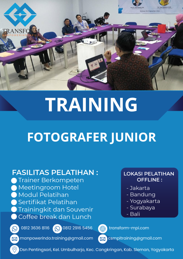 TRAINING FOTOGRAFER JUNIOR