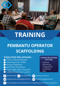 TRAINING PEMBANTU OPERATOR SCAFFOLDING