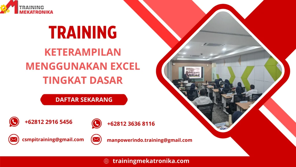 TRAINING KETERAMPILAN MENGGUNAKAN EXCEL TINGKAT DASAR