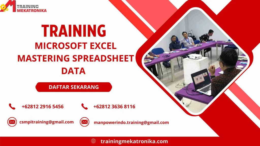 training pengolahan data excel Jakarta