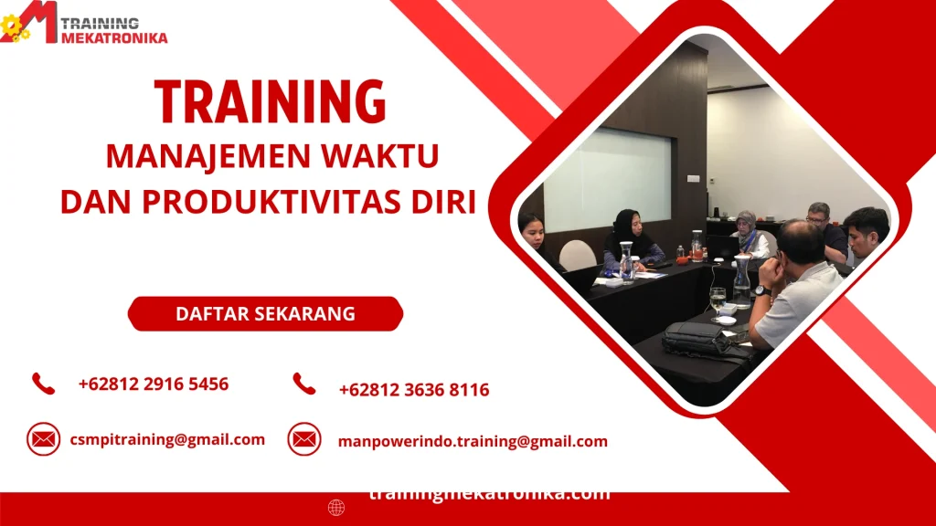 TRAINING MANAJEMEN WAKTU DAN PRODUKTIVITAS DIRI