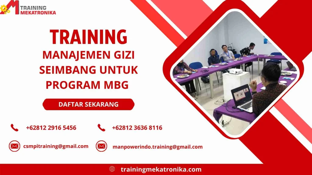 training menu bergizi anak sekolah