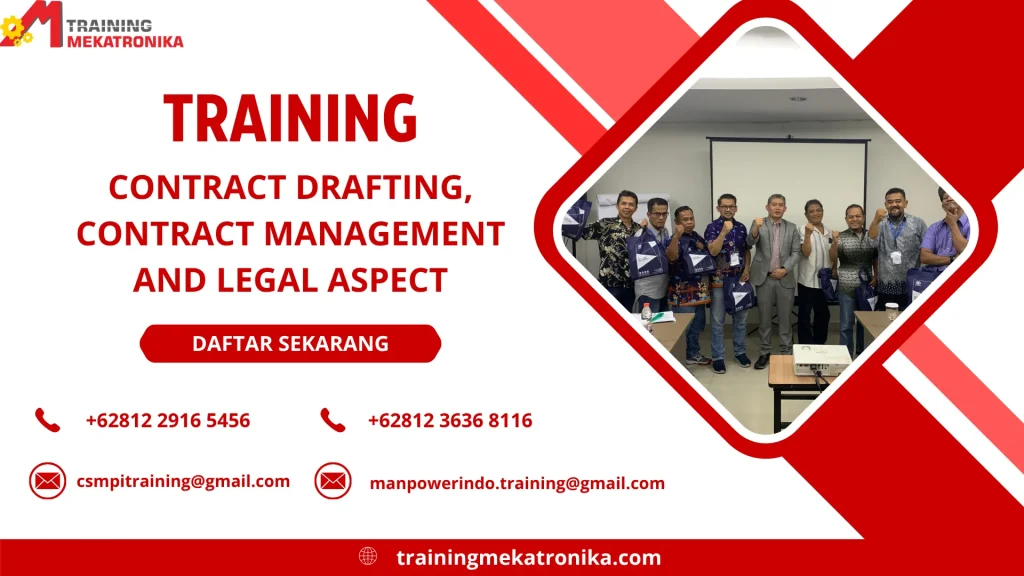 TRAINING CONTRACT DRAFTING, CONTRACT MANAGEMENT AND LEGAL ASPECT DI JAKARTA