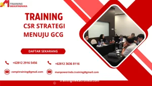 TRAINING CSR STRATEGI MENUJU GCG